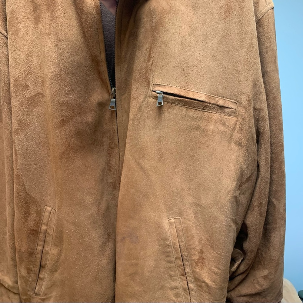 Genuine Leather Banana Republic Tan Brown Jacket | XL - Picture 6 of 16
